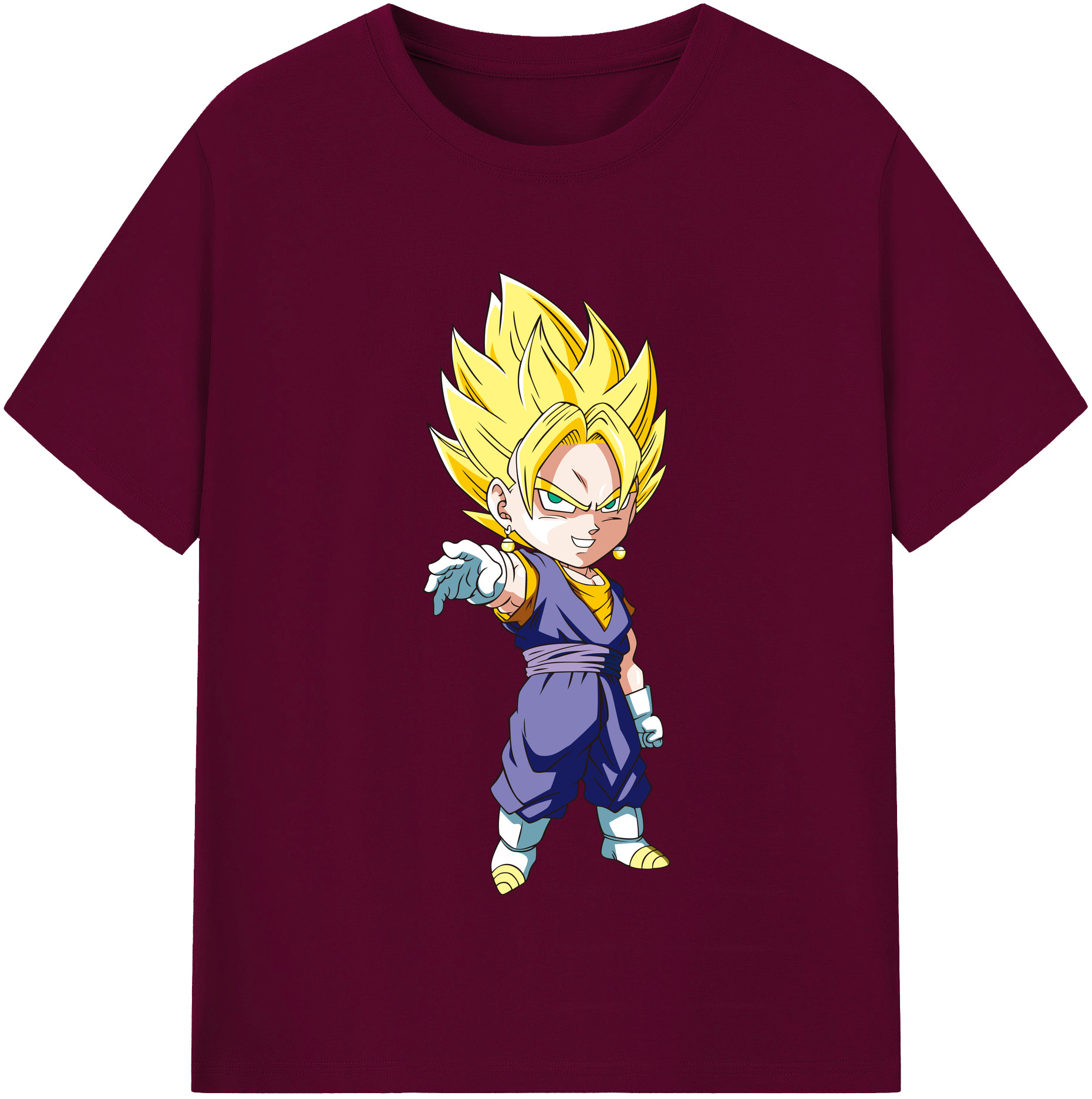 （画像用） ドラゴンボール ベジット DRAGON BALL Vegetto レディースカジュアルプリントTシャツ（綿100％）